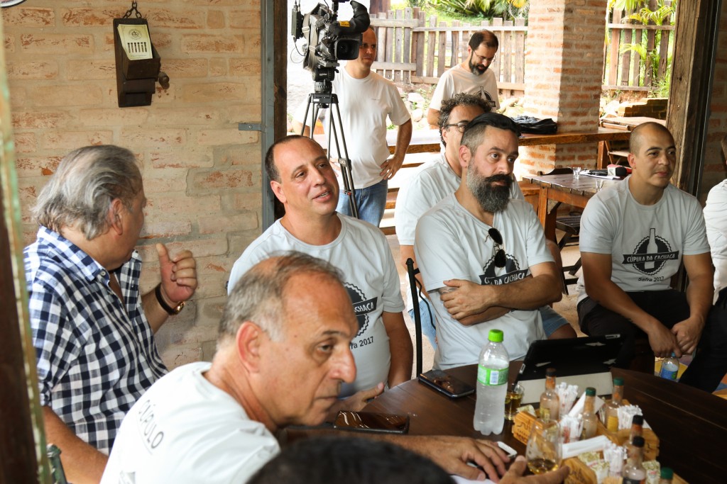 Roberto Brasil (Gouveia Brasil) e os cúpulos Manoel Agostinho, Nelson Duarte e Maurício Maia